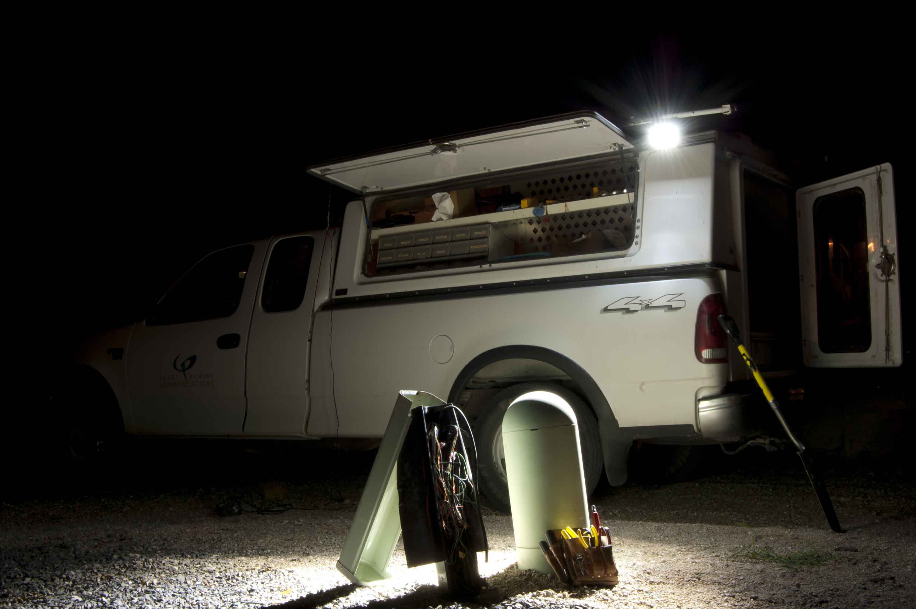 gobee light on a fishing boat