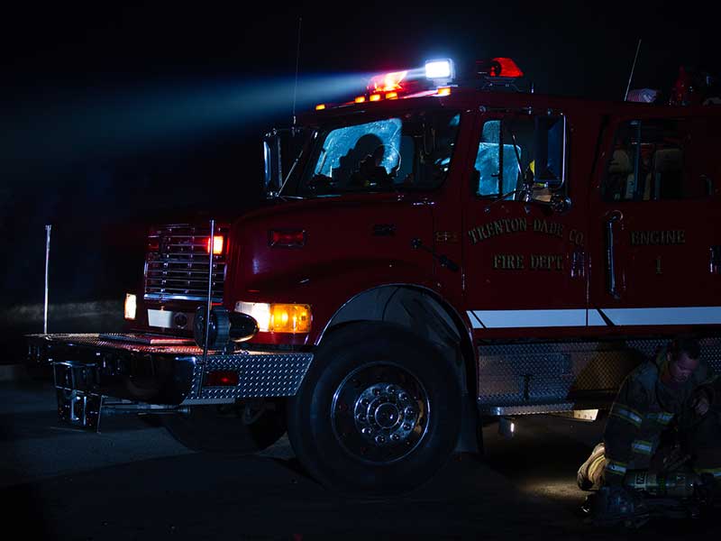 first responder pan tilt searchlights